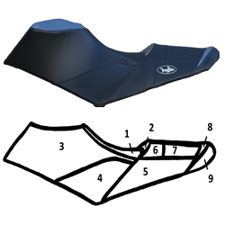 Sea-Doo Покрытие ELite на Сиденье RXP-X 260 2012-2013