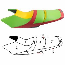 Yamaha Custom Seat Cover  FX HO FX SHO 2012 2013 2014 2015 2016
