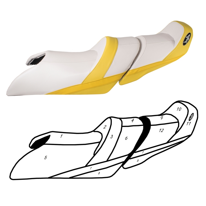 Yamaha Custom Seat Cover VX Cruiser Limited Cruiser HO 2015 2016