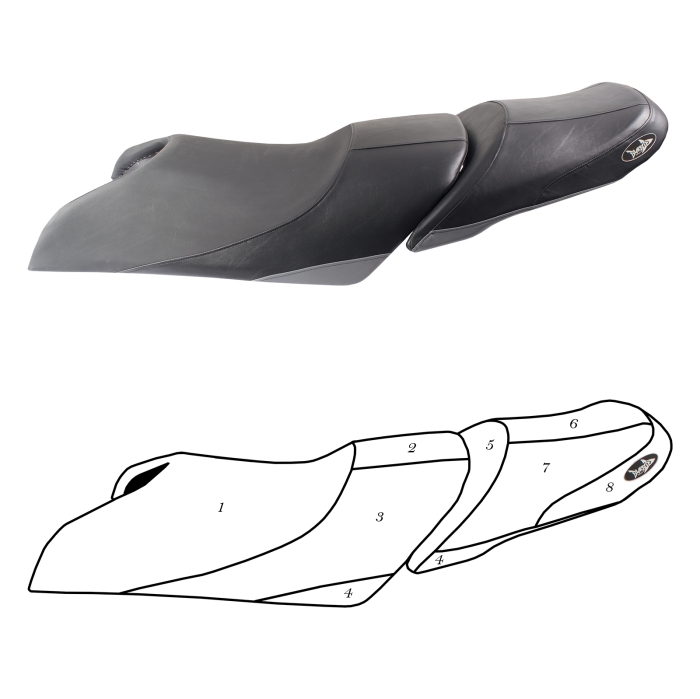 Custom Yamaha Seat Cover for VXS VXS Deluxe 2015 2016