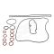 Yamaha 1.8L SHO External Gasket Kit 2011-2012 FX SHO FZR FZS