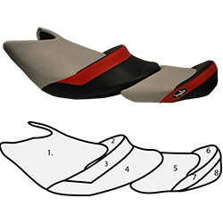 Kawasaki 2009-2014 Ultra LX w/ cruiser style seat