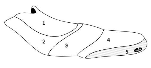 Покрытие на Сиденья для Гидроцикла Sea-Doo 2001 GTS/2001-2005 GTI/LE/LE RFI/RFI