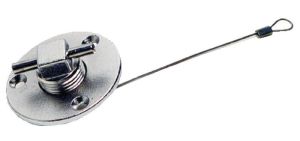 Cливная Пробка со страхующим тросиком, диаметр 29 мм, нержавеющая сталь