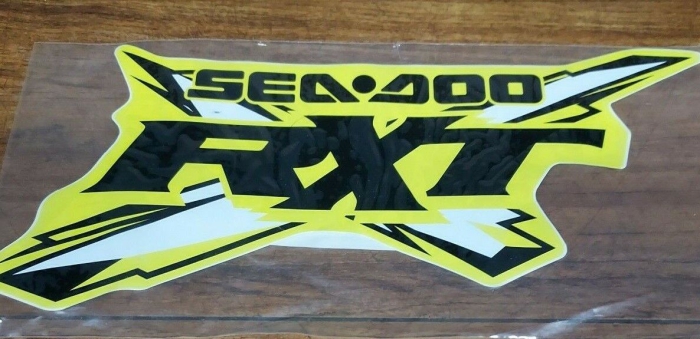 Наклейка, Дефлектор, Sea Doo, Модель RXT-X Белый/Жёлтый, 219904836