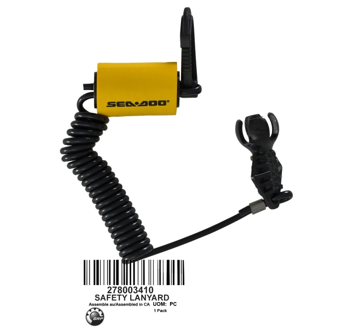 Чека/Ключ Екстренной Остановки,  Sea-Doo Spark(без RFID), 278003410