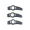 Set of 3 Replacement Anodes - Fits Yamaha 66E-11325-00-00