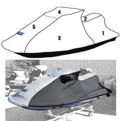 Custom Storage cover for Sea-Doo 1996-2002 GTX (except 2002 4Tec)/ 1997 GTI