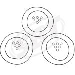 Polaris Head O'Ring Kit 1200 DI Virage Txi /Genesis I 2001 2002 2003 2004 2005