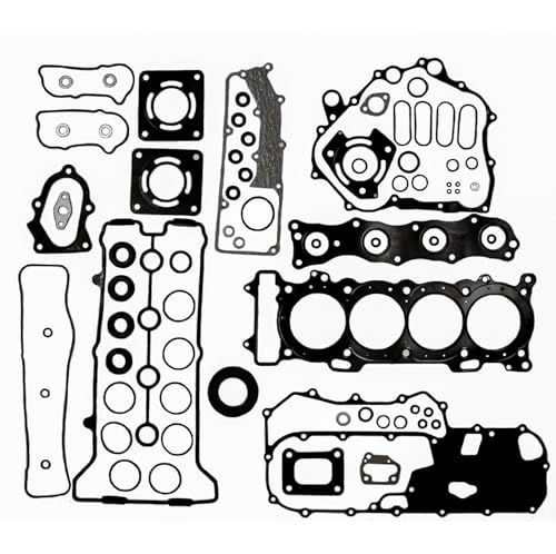 Complete Gasket Kit Fits Honda 12251-HW1-672 18115-HW1-671 15615-HW1-672