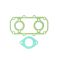 Complete Gasket Kit compatible with 11004-3019, 11009-3054 Kawasaki JS440