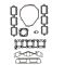 Installation Gasket Kit Fits Yamaha 63M-81365-00-00 63M-13556-00-00