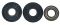 Crankshaft End Seal Kit Fits Yamaha 93101-36M61-00 93101-36M62-00