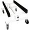 Pwc Reinforced Shop Cart Trailer Height 19 inches, Adjustable Bunks 14 or 20