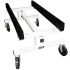 Pwc Reinforced Shop Cart Trailer Height 19 inches, Adjustable Bunks 14 or 20