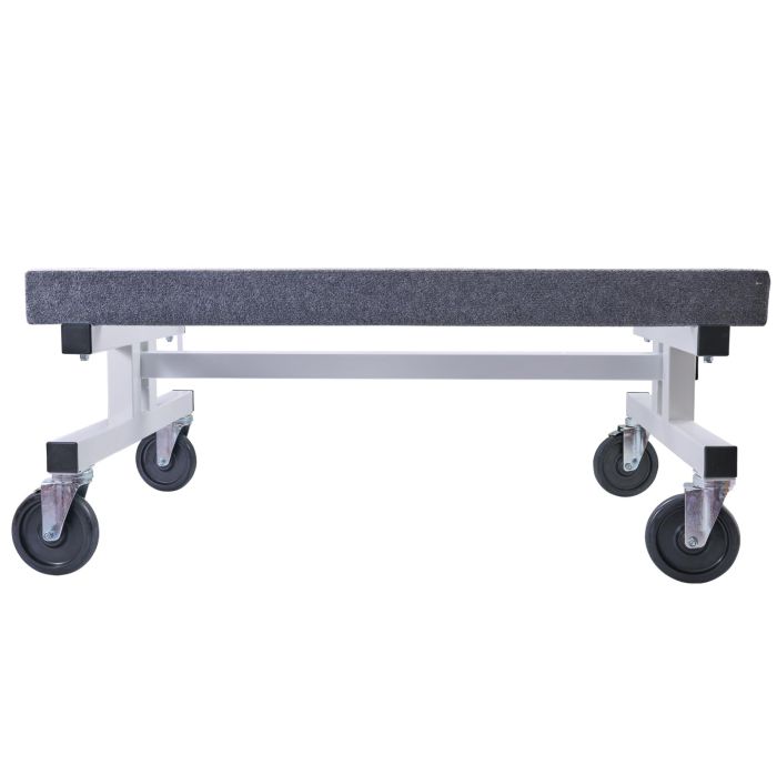 Pwc Reinforced Shop Cart Trailer Height 19 inches, Adjustable Bunks 14 or 20