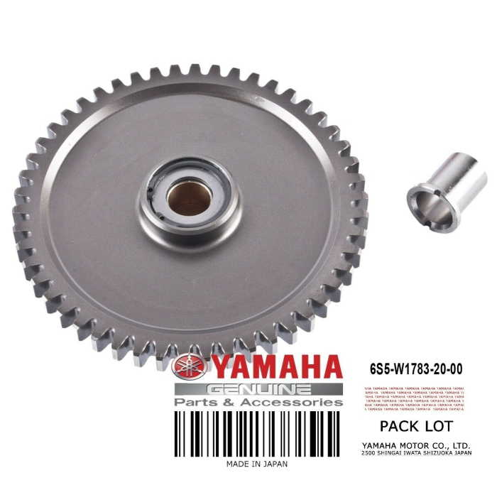 6S5-W1783-20-00, Ведущая Шестерня(18 зуб.) Муфты Привода Нагнетателя, Yamaha, с 2008 года