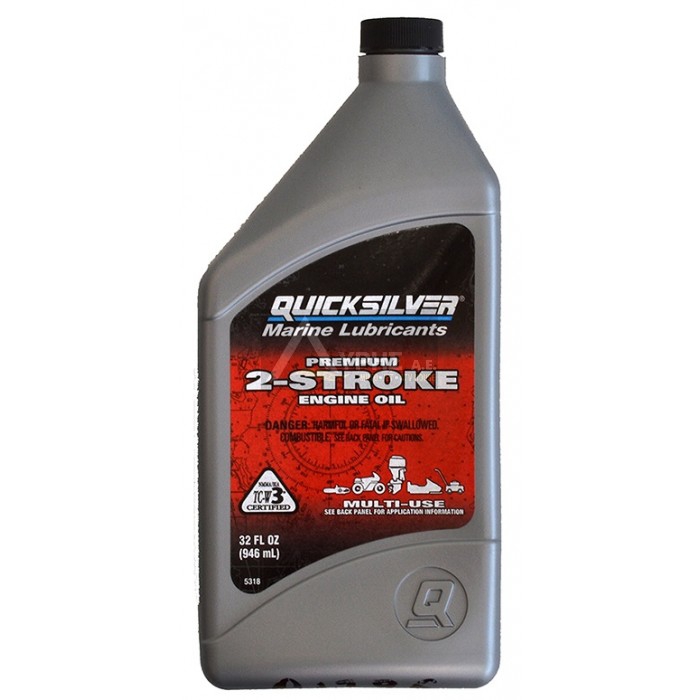 8M0205370, Масло Моторное, Quicksilver Premium для двухтактных подвесных двигателей