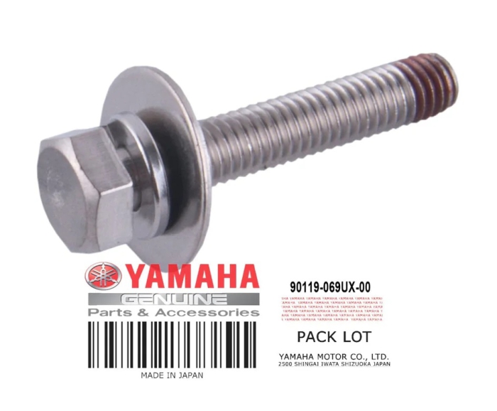Болт с Шайбой, Yamaha, 90119-069UX-00