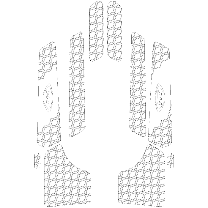 Pro Series Knurled Mat XL 1200 LTD /XL 800 /XL 1200 /XLT 1200 /XLT 800 1999-05