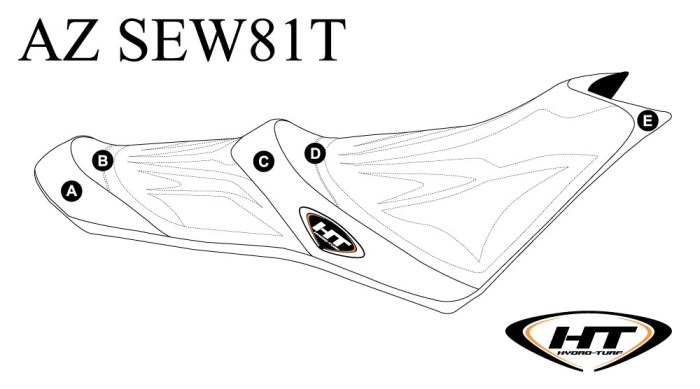 Seat Cover for Sea-Doo Spark + Trixx 2-Up Comfort Seat (14-20)