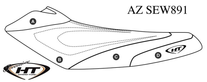 Seat Cover for Sea-Doo RXP-X (04-11)
