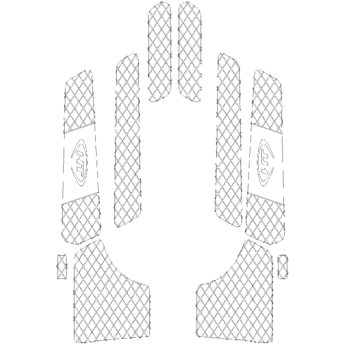 Pro Series Knurled Mat XL 1200 LTD /XL 800 /XL 1200 /XLT 1200 /XLT 800 1999-05