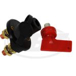 Universal Battery Disconnect Switch W /Weatherproof Rubber Cover